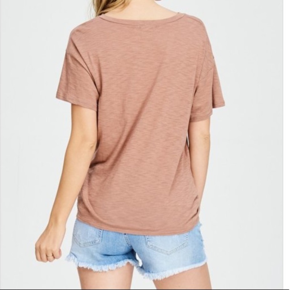 ✨ NEW✨Rust Front Knoted Shirt - Picture 5 of 8
